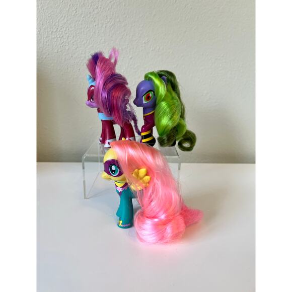 My Little Pony MLP G4 Pony Lot of 3 Power Ponies Brushable - Picture 2 of 12